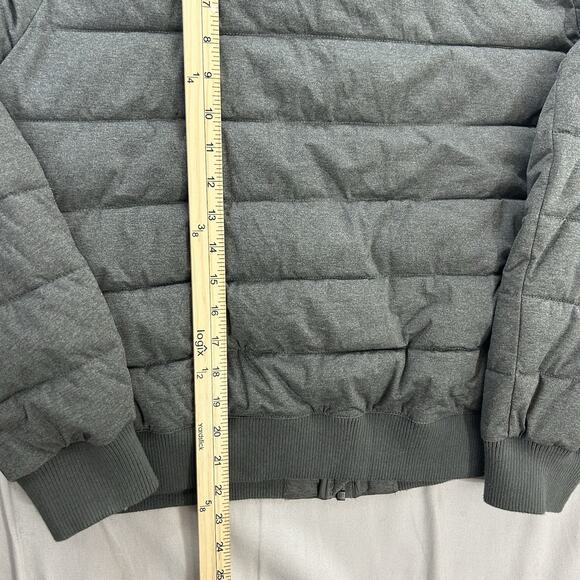 Save The Duck Womens Stretch Puffer Plumtech Synthetic Down Jacket Gray Size 4 - Picture 5 of 6